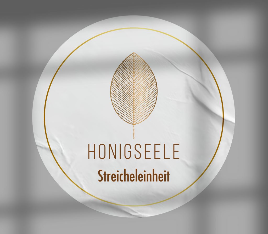 Etikettendesign für Honigseele Cremdose von Bülent Suat Engüzel -Bengrafik