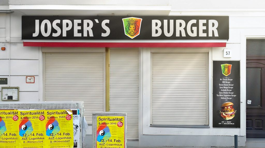 Jospers Burger – Gesamtansicht Außenbereich